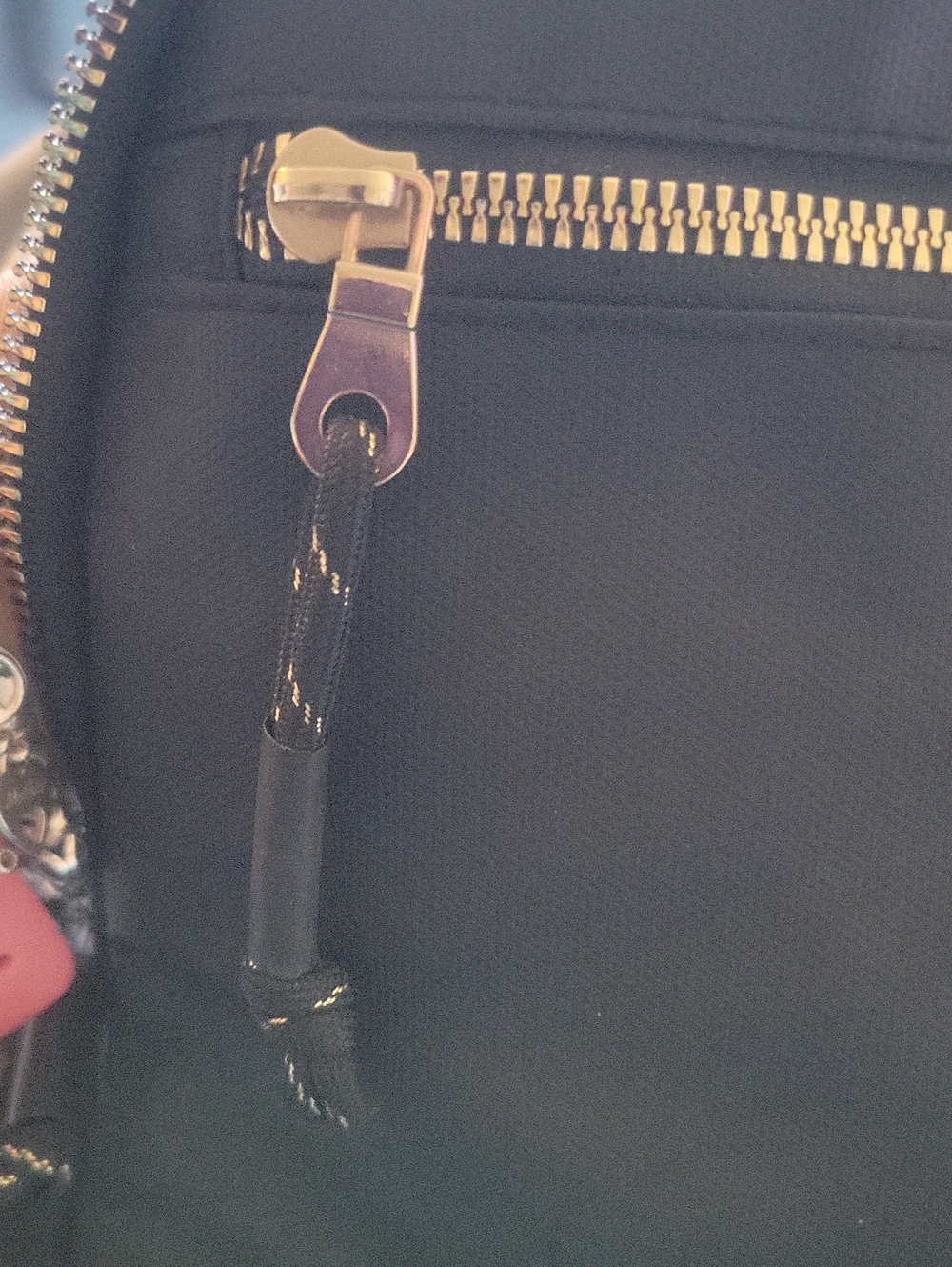 Versace Black Backpack with Gold Trim and Logo - Picture 3 of 8